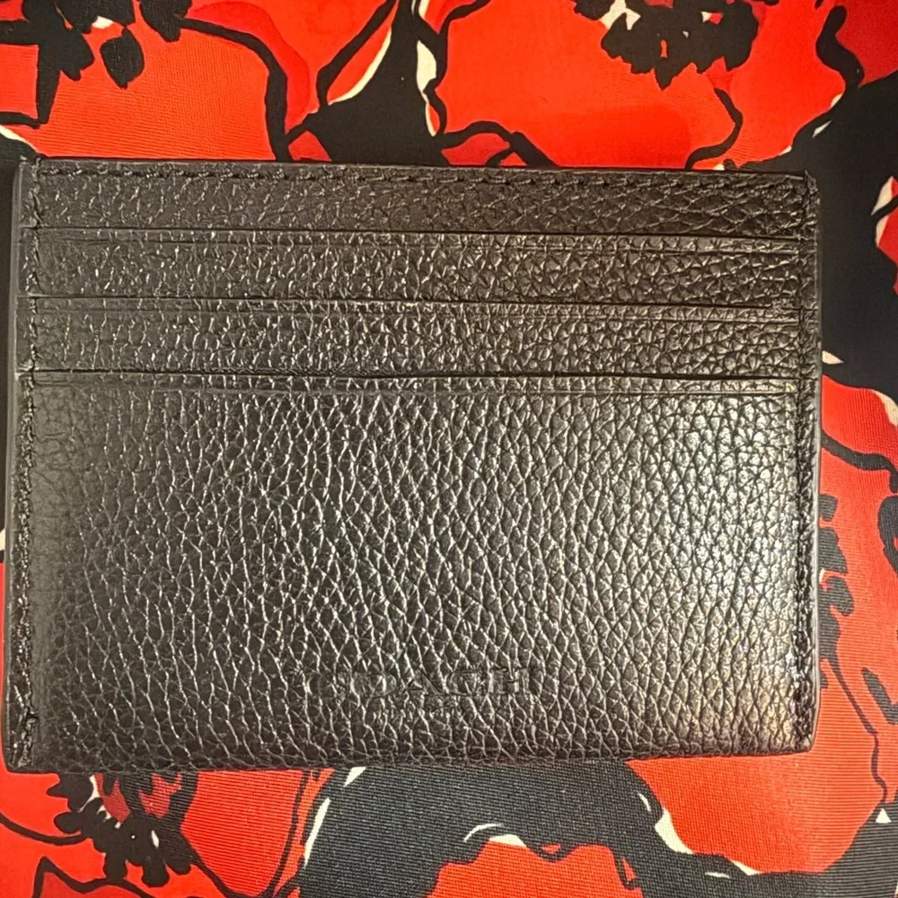 ⚾️ RARE Coach 41 NY New York Baseball Slim Card Case ⚾️